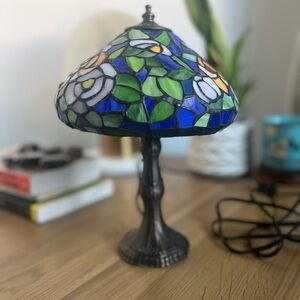 Meyda Tiffany lamp Blue and Green  Art Masterpiece